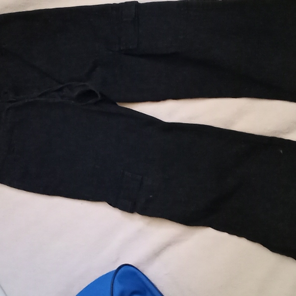 Womens clash jeans cargo pants size 11 blk - Picture 3 of 3